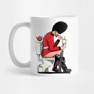 British Soldier on the Toilet Mug